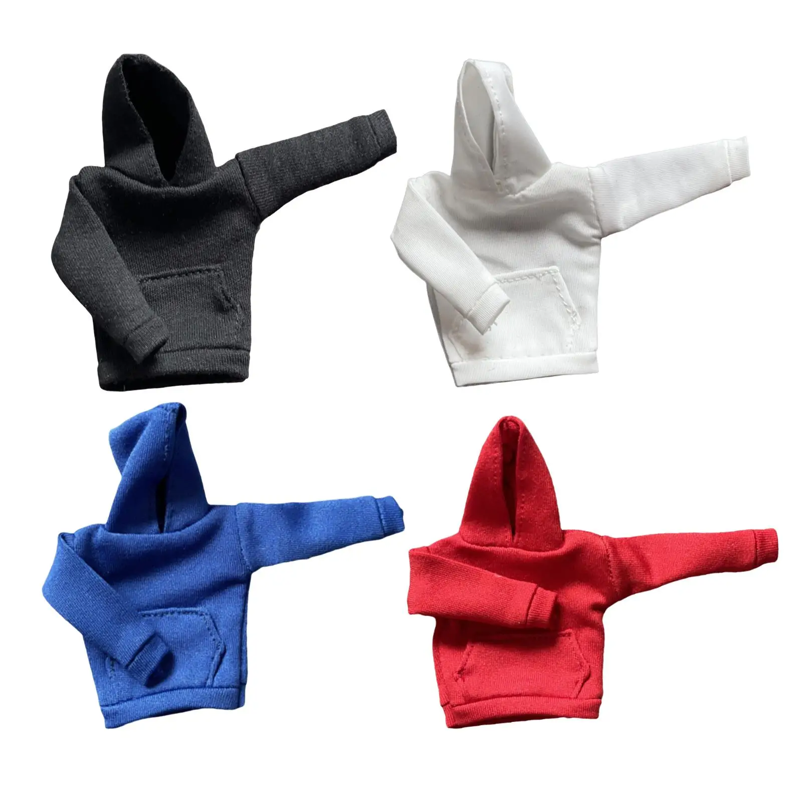 6 인치 병사용 후디 스웨터, 패션 피규어 액세서리, 1/12 체중계