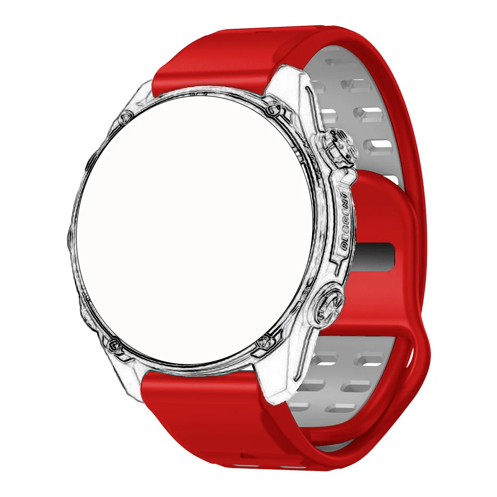 Силиконовый ремешок QuickFit 22/26 мм для Garmin Fenix8 7X 7 Pro 6X 6 Pro 5X 5 Plus Enduro3, браслет-браслет, подход S70-47 мм