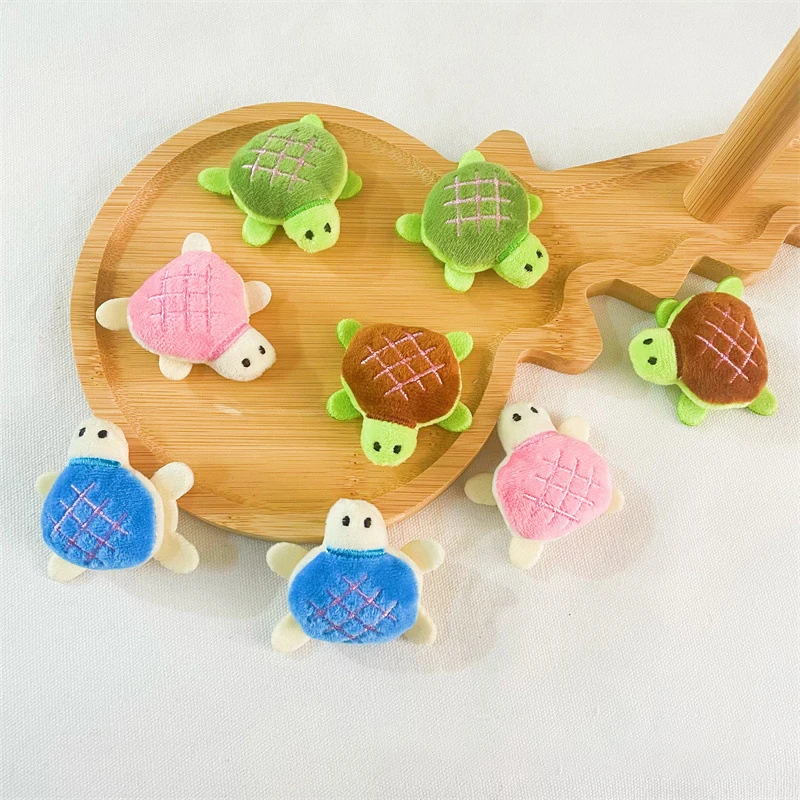 

Cute Colorful Three-dimensional Pet Pin Booch Cartoon Plush Iittle Turtle Doll Booch For Women Girls Clothing Accessories Gift