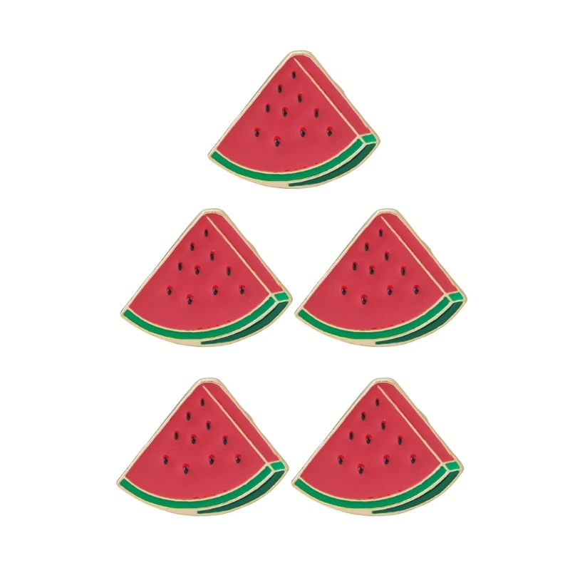 Fashion Charm Brooch Watermelon Enamel Pin Fashionable Watermelon Brooch