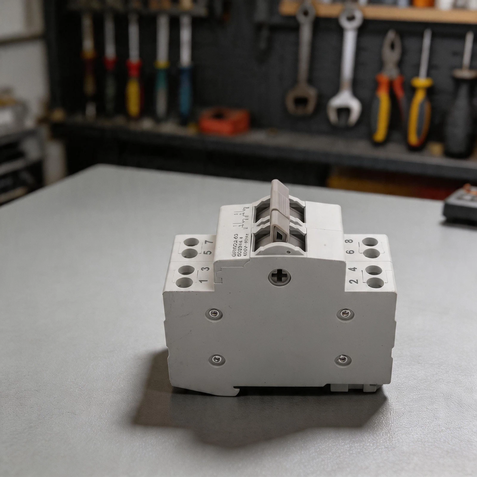 Manual Transfer Isolation Switch 2P 32A 400V for Seamless Power for source Switching with Robust Circuit Breaker Protection