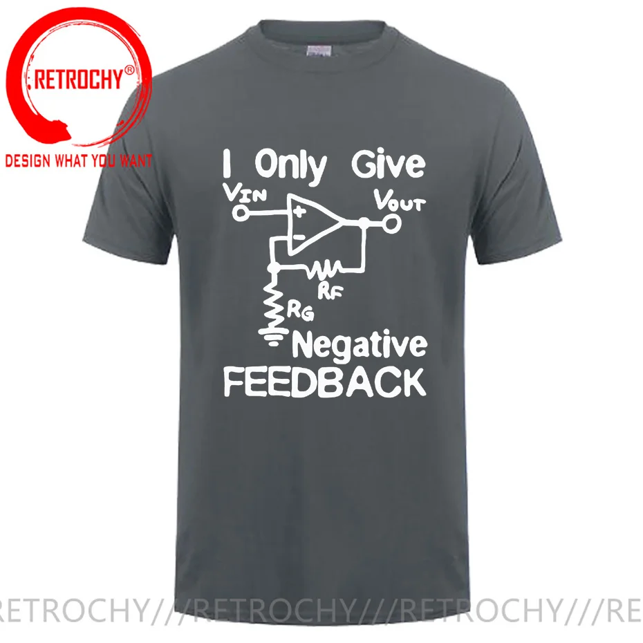 Electrical Engineer T Shirt Mechanical engineering technician Circuit Diagram I Give Negative Feedback Computer Engineer T-Shirt