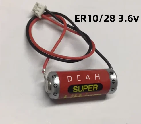 

ER10/28 3.6v Lithium Battery ER10280 is suitable for PLC FX2NC-32BL