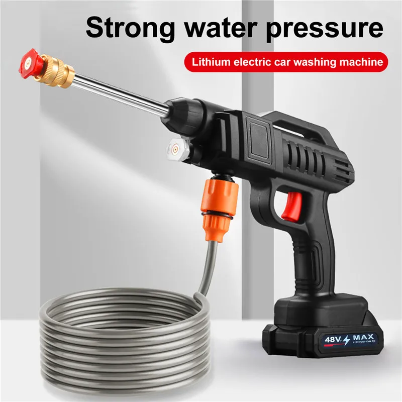 1500W Cordless High Pressure Cleaner Washer Spray Water Gun Car Wash Pressure Water Cleaning Machine for Makita 18V Battery