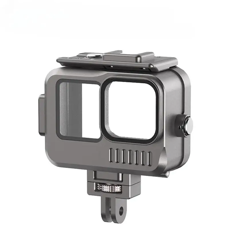 

Fhx-hd1 Waterproof Case for Go Pro Hero 11 10 9 Aluminum Alloy 30M Protective Shell 360 degree panoramic camera Accessories