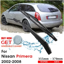 Car Wiper Blade Rear Back Window Windscreen Windshield Wipers For Nissan Primera Hatchback 355 mm 2002-2008 Auto Accessories