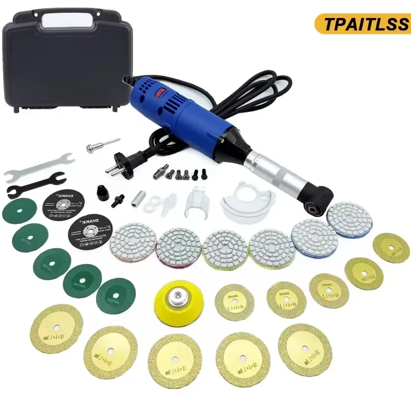 550W Electric Multi-Function Variable Speed Grinder 90 Degree Angle Cutting & Ceramic Tile Polishing Edge Cutting Machine