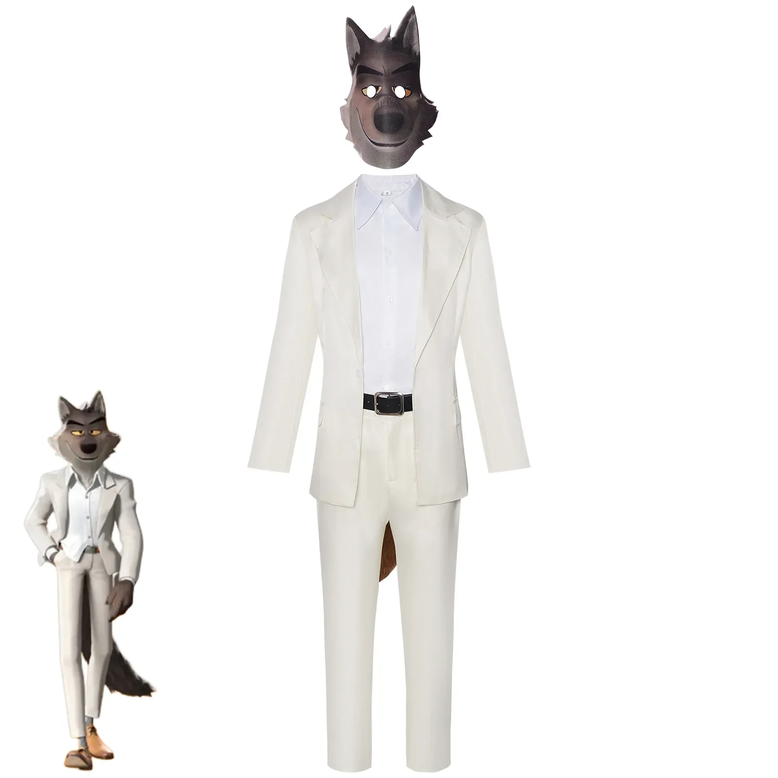 Role-playing Uniform Yafei Villain Alliance 2 Cosplay Costume Big Bad Wolf Set Anime Character Cosplay Performance Costume