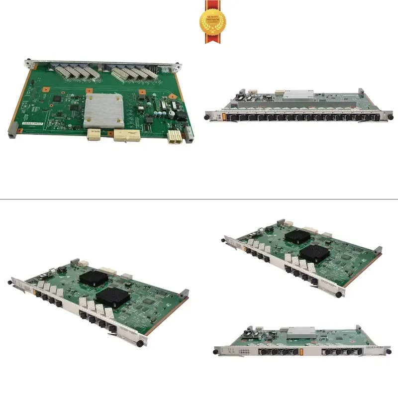 최신 16포트 GPON OLT 인터페이스/서비스 보드(16개 C++ SFP 모듈 포함) FTTH DC48V 모델 GPFD