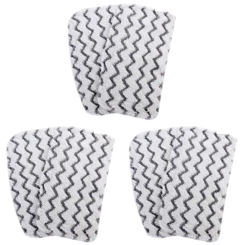 AT02-6 Pack Steam Mop Replacement Pads For Shark Steam Mop S1000 S1000A S1000C S1000WM S1001C Vacuum Cleaners