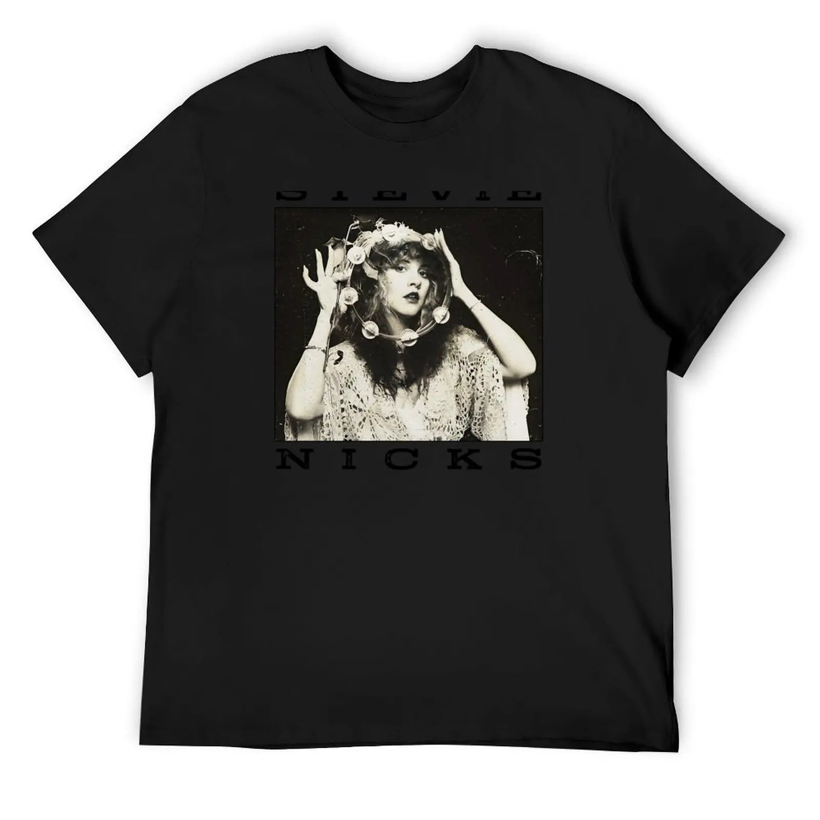 Stevie Nicks Belladonna album artwork retro vintage design T-Shirt street wear oversizeds customizeds tshirts for men