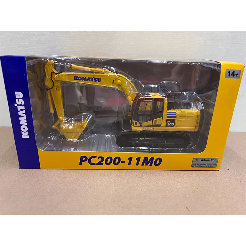 PC200-11M0 Diecast Original 1:43 Scale Alloy Excavator Finished Product Simulation Model Toy Collection Display Decorative Gift