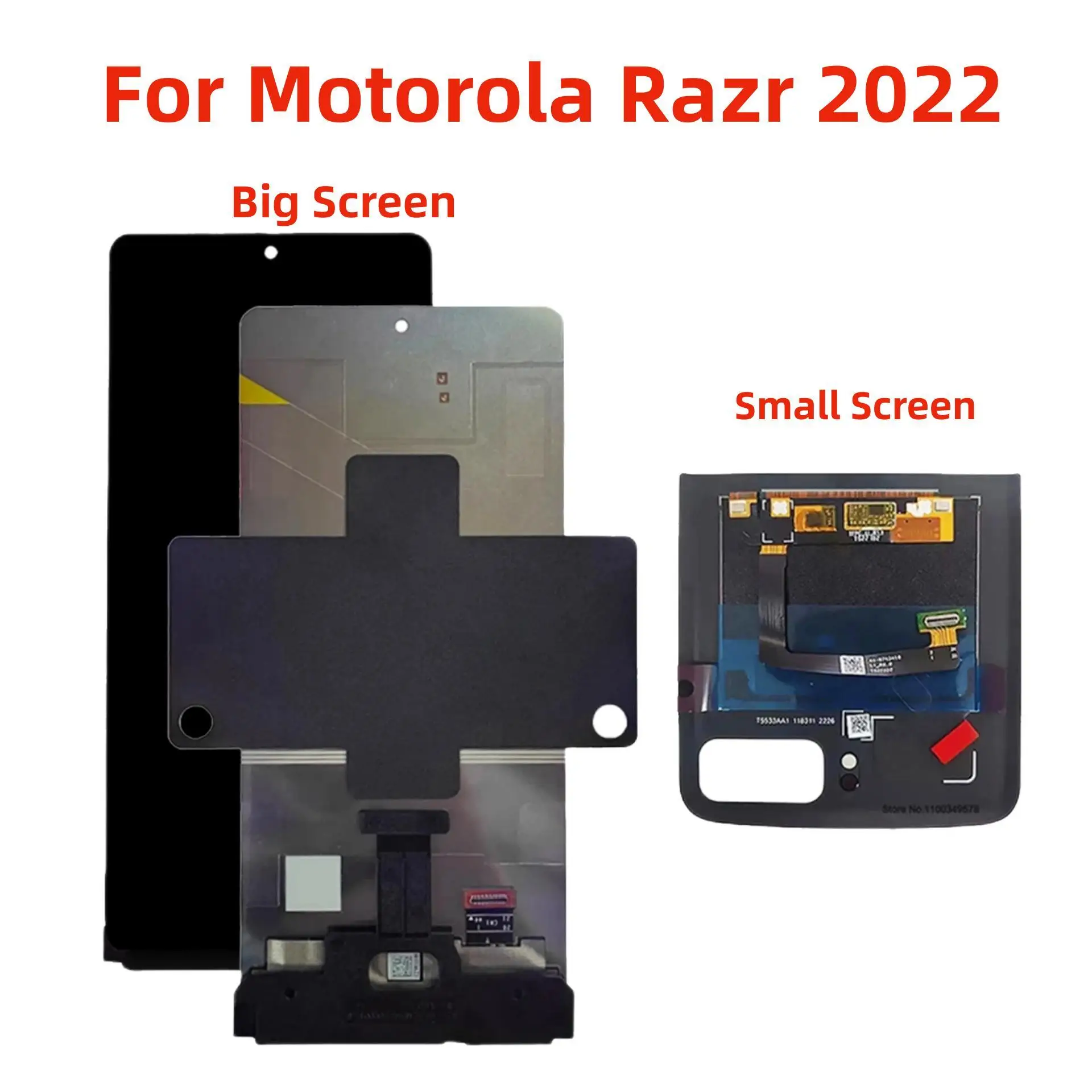 

6.7'' Original For Motorola Razr 2022 XT2251-1 LCD Display Touch Screen Digitizer Assembly For Motorola Razr Gen 3 Razr3 Display