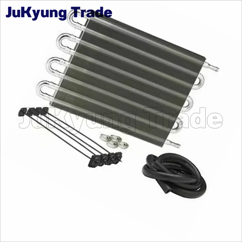 10 صف 8 صف 6 صف 4 صف 2 صف الألومنيوم ناقل الحركة عن بعد مبرد الزيت/مجموعة محول المبرد اليدوي التلقائي #4