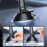 USB Windshield Desk Fan 12V/24V with Suction Cup Auto Cooler 360 Degree All-Round Mini Car Air Cooling Fan for Car Truck SUV RV