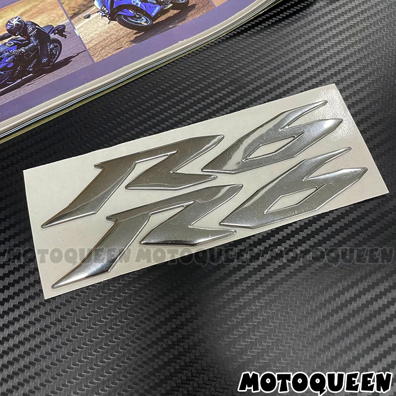 لياماها YZF R6 YZF-R6 YZF600 دراجة نارية الجسم شل هدية ثلاثية الأبعاد التسمية شعار شعار الجانب خزان الوسادة الديكور الشارات ملصقات