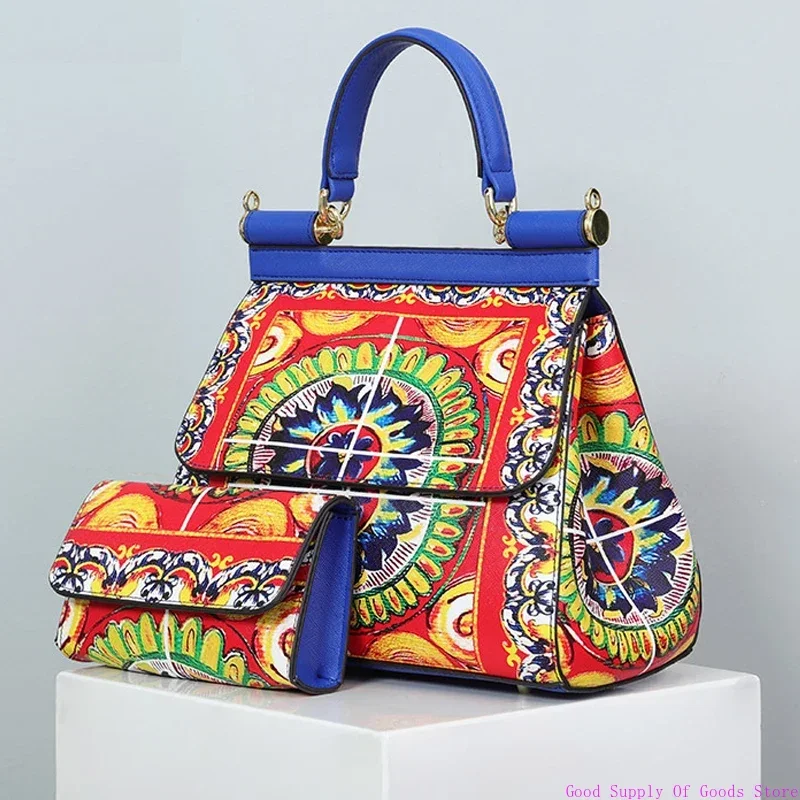 

Luxury Leather Printing Shoulder Totes Ladies Bag Bolsa Feminina Classic Crossbody Bags Women Frame Handbag And Purse Suit