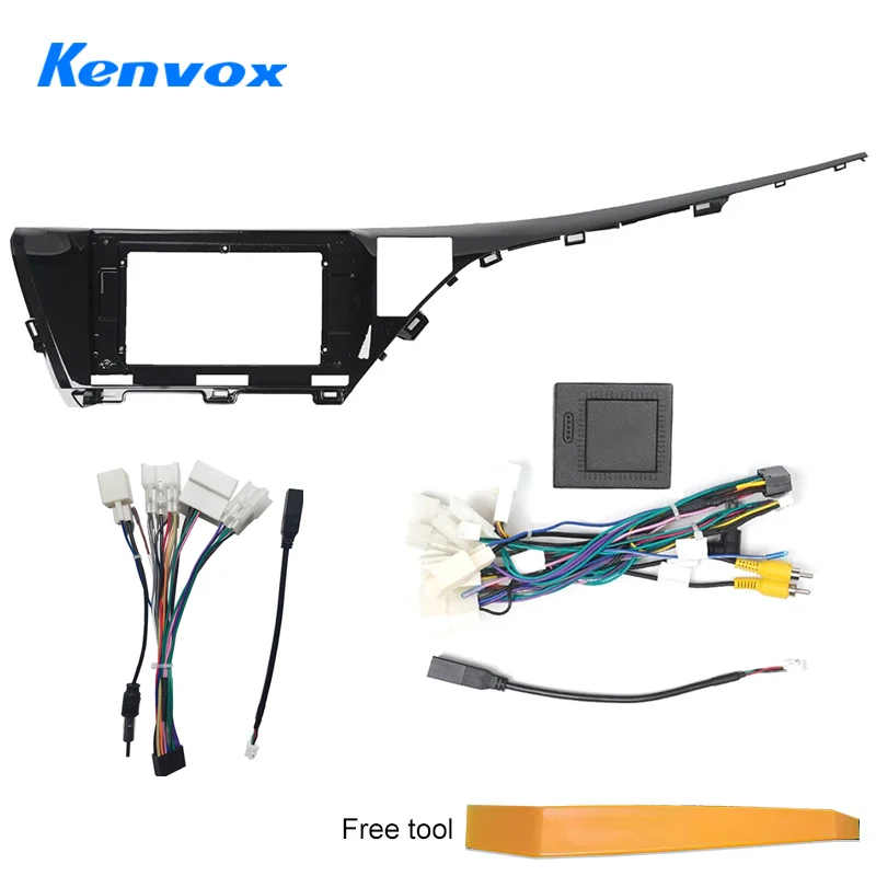 

10,1-дюймовый автомобильный адаптер рамки Android, радио, аудиосистема приборной панели, комплект панели для Toyota Camry 8 XV 70 2017 2020