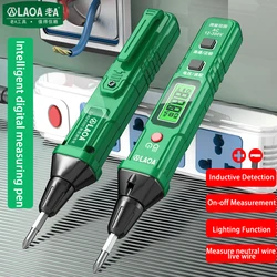 LAOA Mini Digital Multimeter Pen Smart Voice Broadcast Tester Meter Multimetro AC Voltage Professional Test Tools