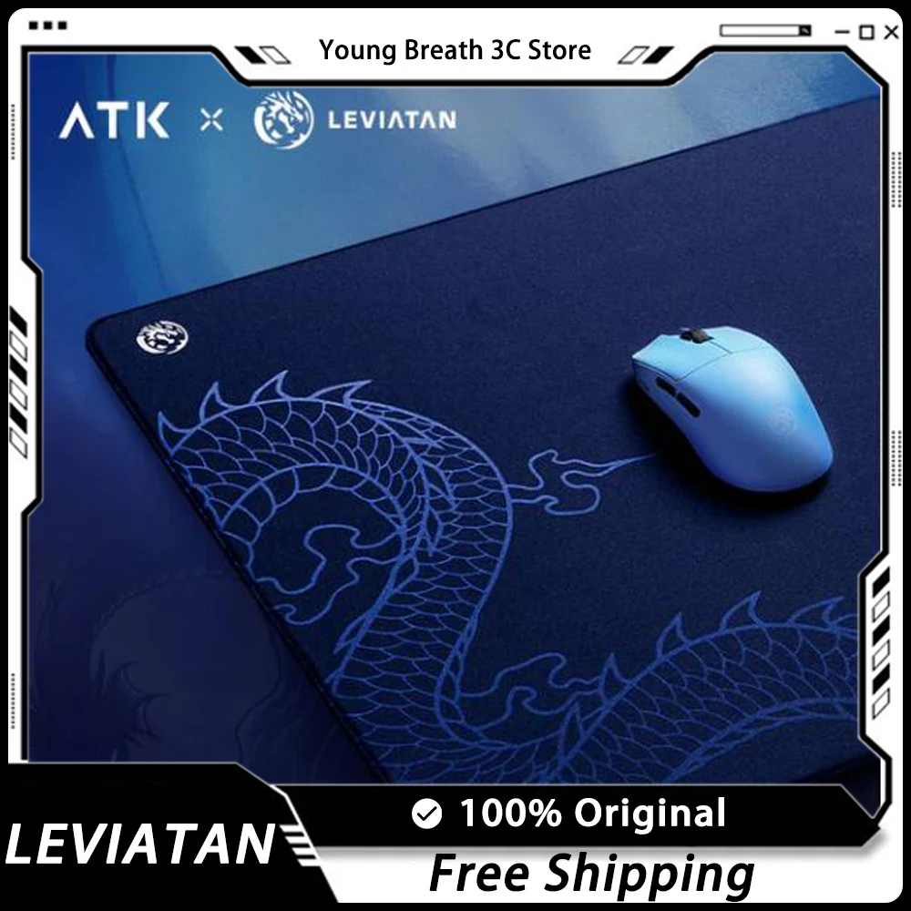 

ATK Leviathan Gaming Mousepad XSOFT Poron Anti Slip FPS PC Accessories Laptop Gaming Office Mouse Pad Customized Table Mat Gift