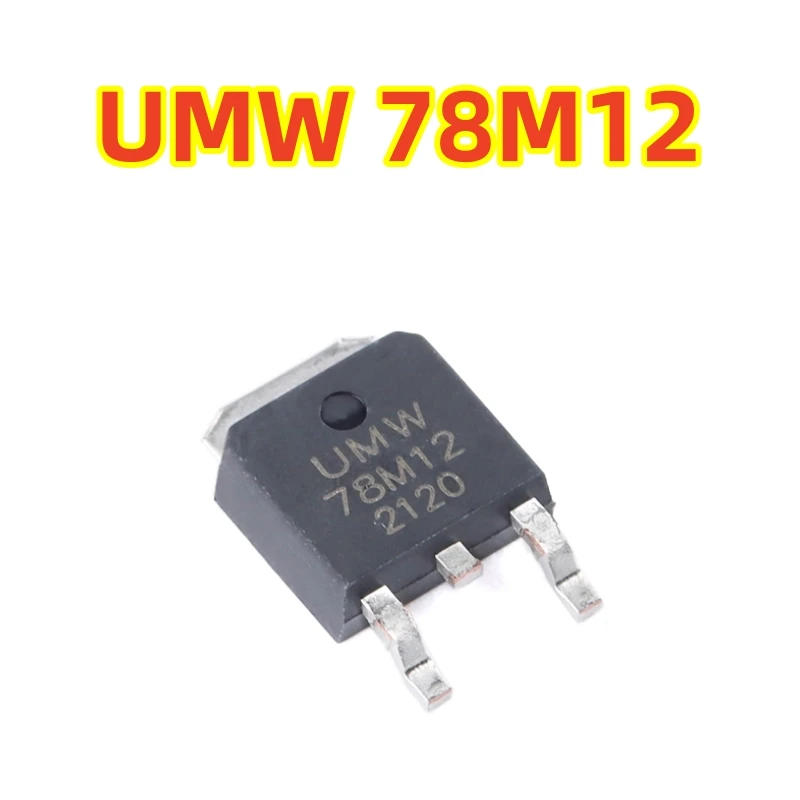 Original Genuine SMD UMW 78M12 TO-252 Output 12V/1A Linear Regulator Chip 100% brand new chip