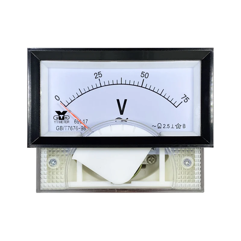 

69L17 AC Voltmeter 100v 250v 300v 450v 500v pointer ac voltmeter 69t17 black box