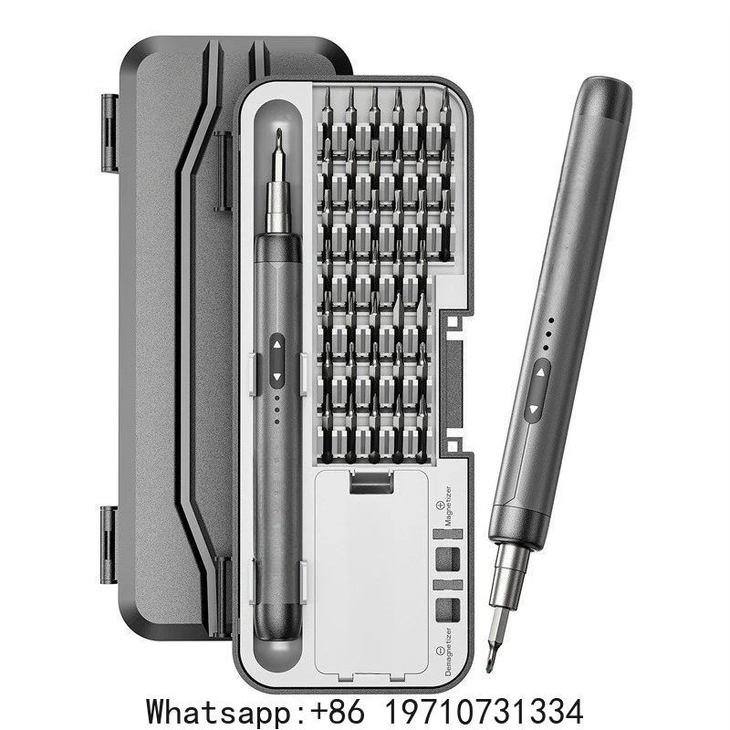 

46-In-1 Small Precision Electric Screwdriver Silent Durable Battery Life Rechargeable Home Maintenance Tool