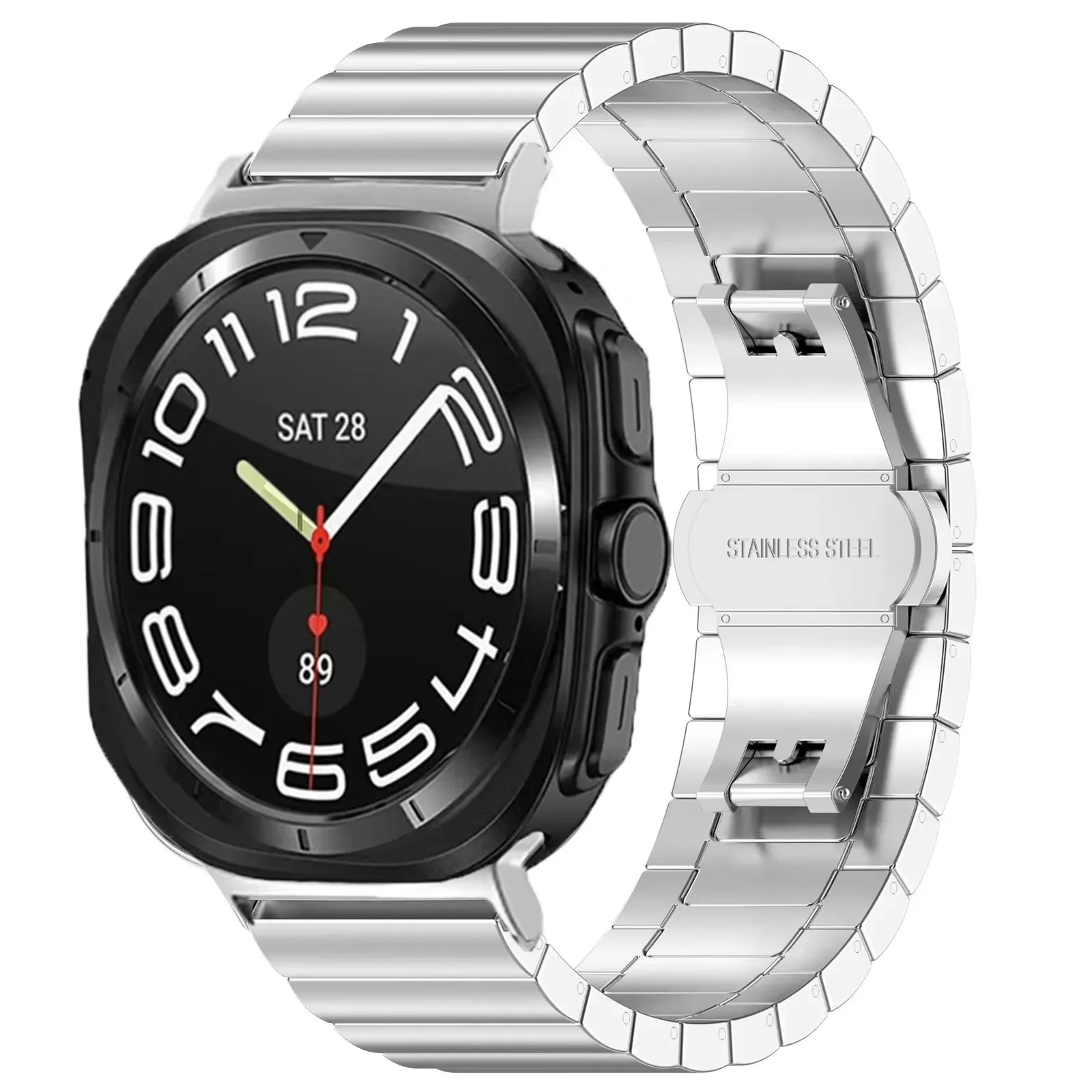 

Watch Strap Stainless Steel For Samsung Galaxy Watch 7 Ultra 47mm Band Metal Bracelet For Samsung Watch 7 Ultra Replaceable