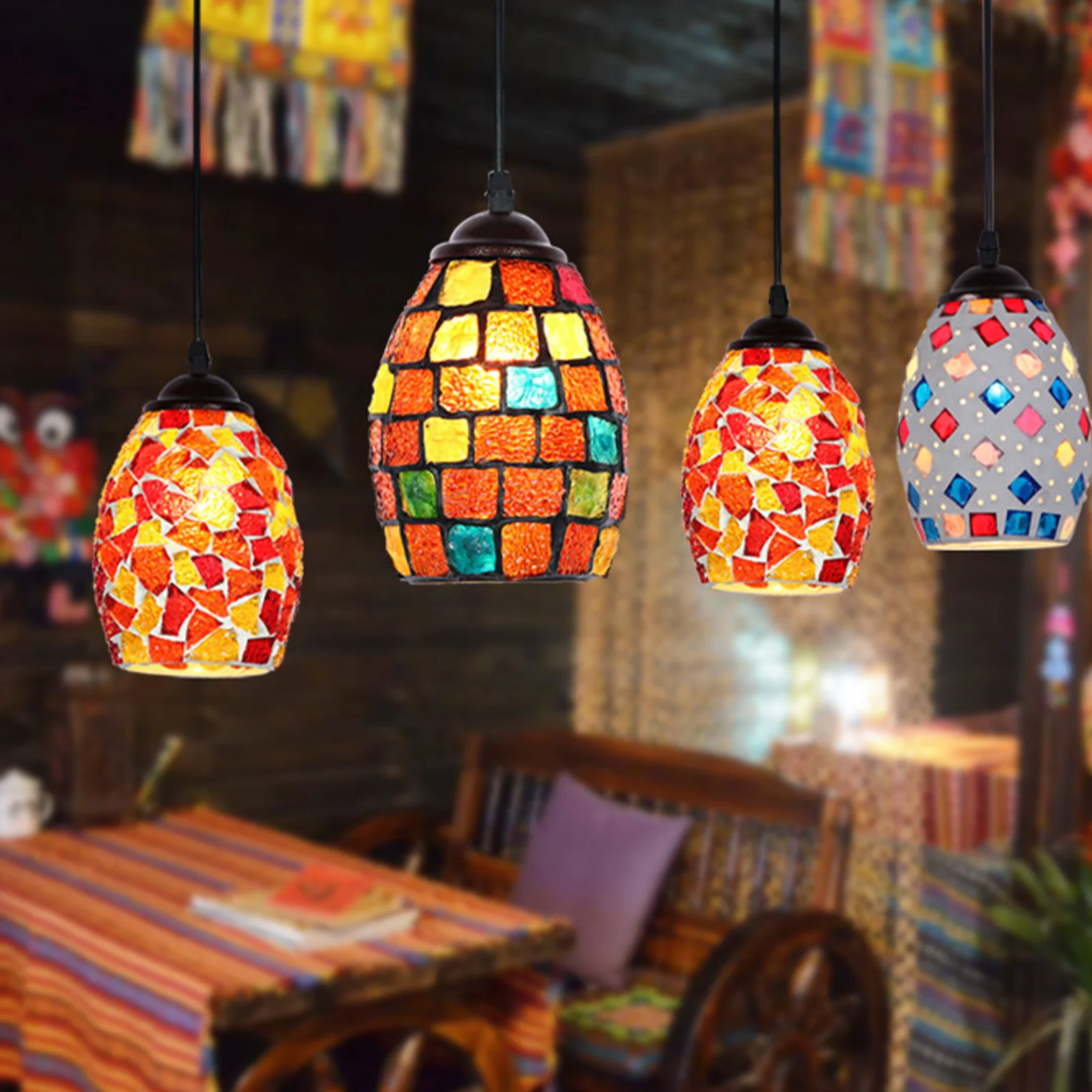 

Small Vintage Glass Lampshade Replacement Indoor Lamp Cover Wall Light Shade for Hallway Living Room Decorative Lamp Accessory