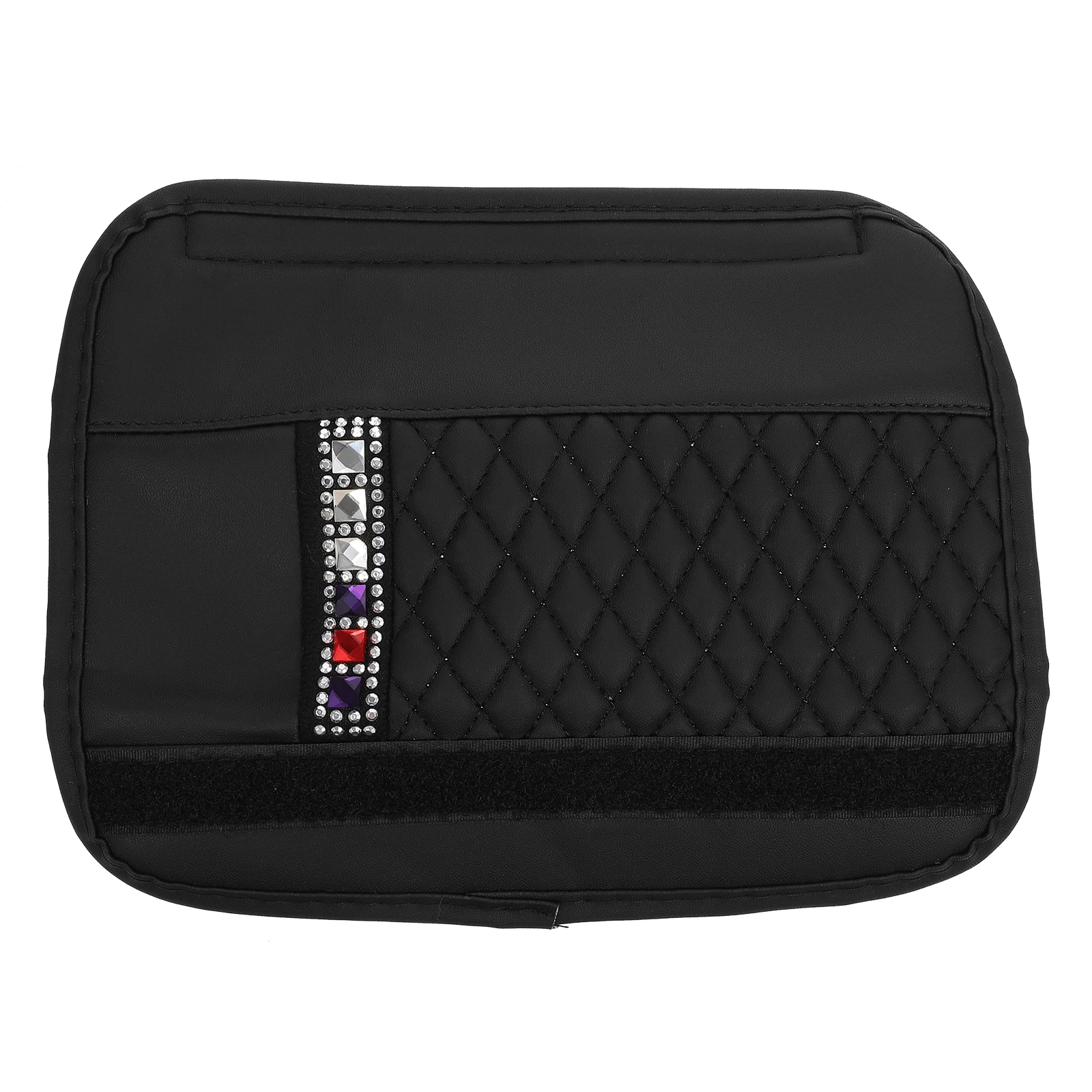 

Car Shoulder Cover Cushion Black Safety Guard Protective Rhinestone Stylish Decorative Car Supplies Motorcycle