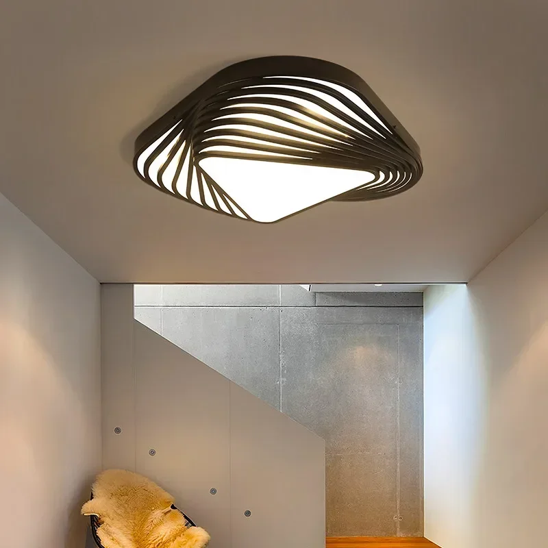 New Design modern ceiling light DIY triangle  led bedroom ceiling lamp   living room lampara home indoor use