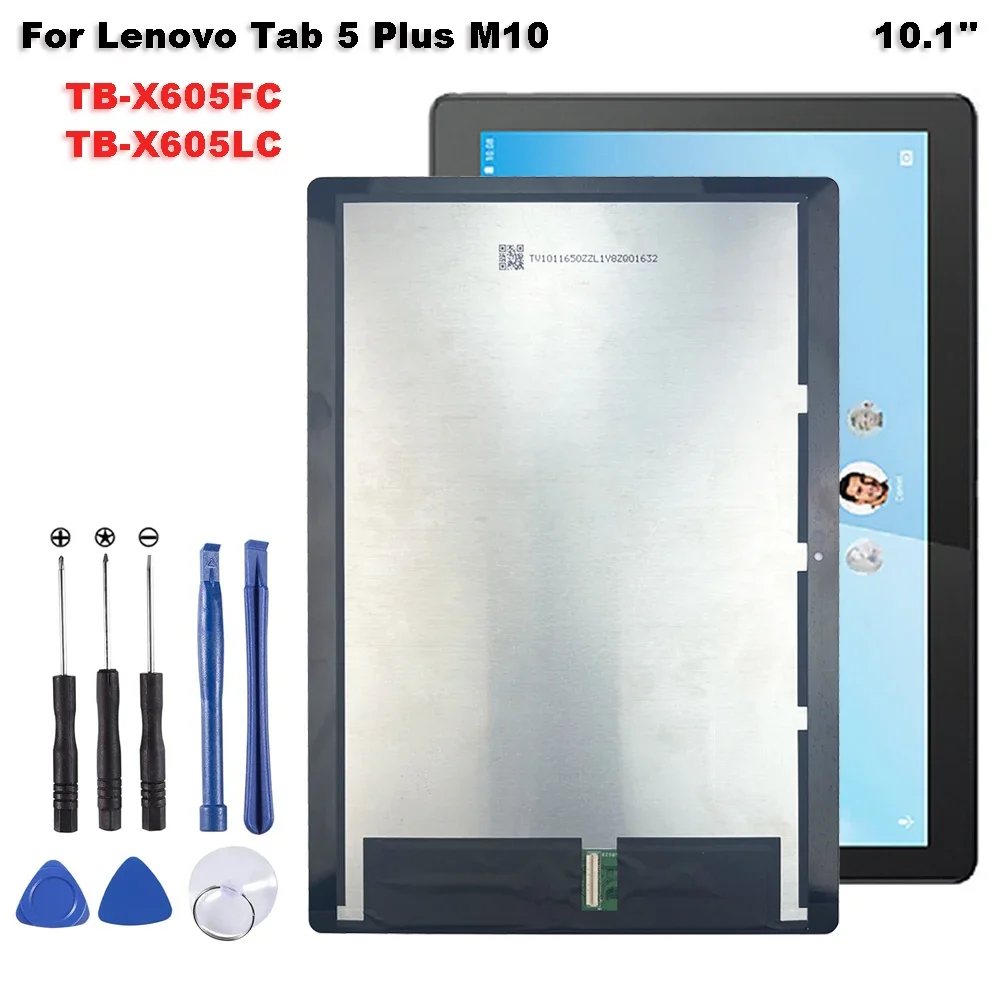 AAA+ 10.1'' For Lenovo Tab 5 Plus Tab M10 TB-X605FC TB-X605LC x605 LCD Display Touch Screen Digitizer Assembly