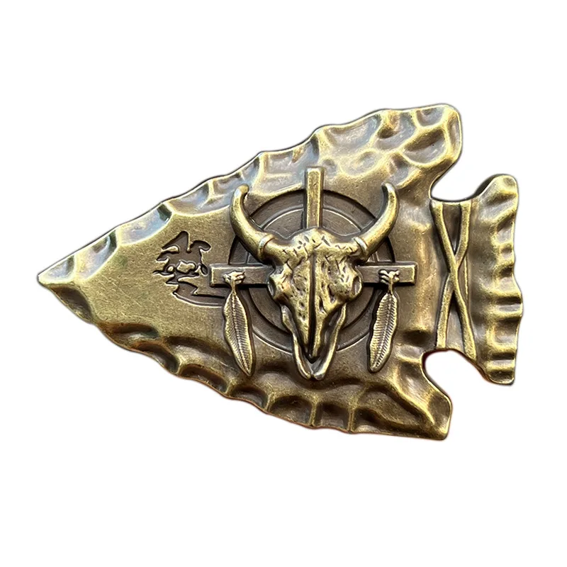 Bullhead arrow belt buckle Western style