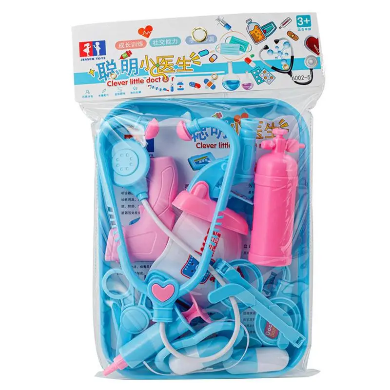 Play Doctor Set Kit Girls Toy Pretend Play Role-playing Games Hospital Accessories Medical Carry Case Kit Toys For Girls Boys