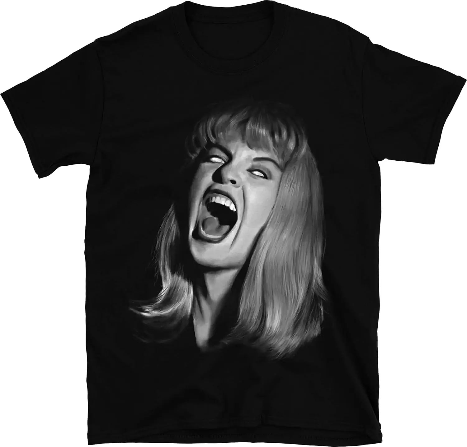 Laura Palmer Screaming Unisex T-shirts for Man Woman Short Summer Tees Casual Cotton New Arrival Fashions Couple's Cloths