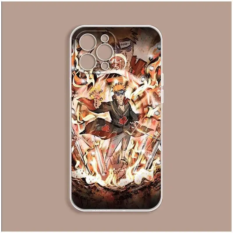 Naruto Anime Phone Case Soft Silicone Male and Female Gift Iphone 15 16 17 Student Gift Cartoon Printed Phone Case Anti Drop New