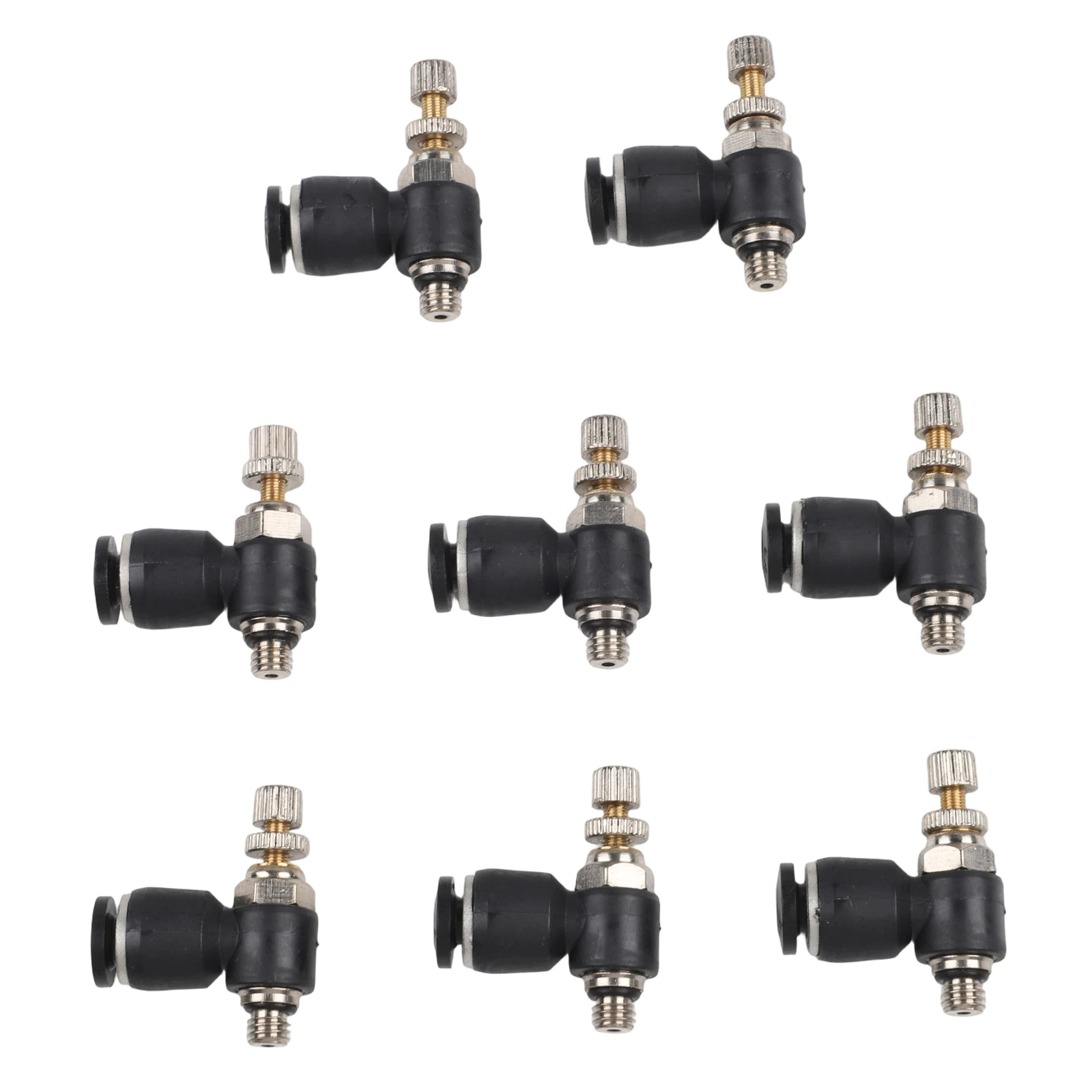 For Vacuum Systems 4 MM TUBE X M5 THREAD Quick Connector Push In Connector Pressure Resistant Quick Installation