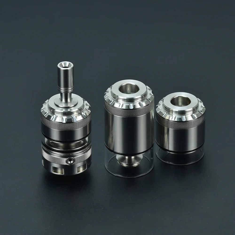 استبدال رذاذ Vape خزان متوافق 316SS تصميم زجاجي أنبوب bellcap 2 مللي/4 مللي/6 مللي ملحقات السجائر الإلكترونية لبيشوب MTL RTA