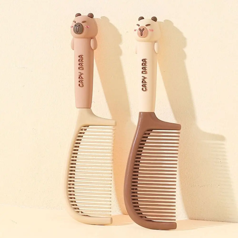 Cute Cartoon Hairdressing Comb Anti-static Durable Pointed Tail Combs Portable Fine-toothed Straight Hair Comb Girls