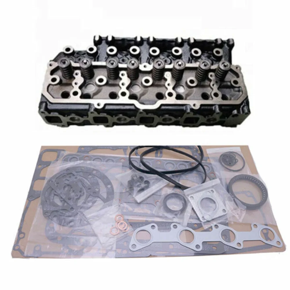 Complete Cylinder Head W/Full Gasket Kit For Mitsubishi S4S Forklift Truck