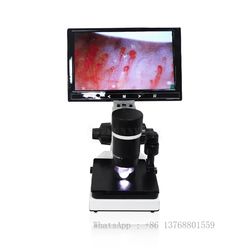 SY-B198 Capillary Microscope Nail Fold Capillaroscope Capillaries Device Biological Microscope