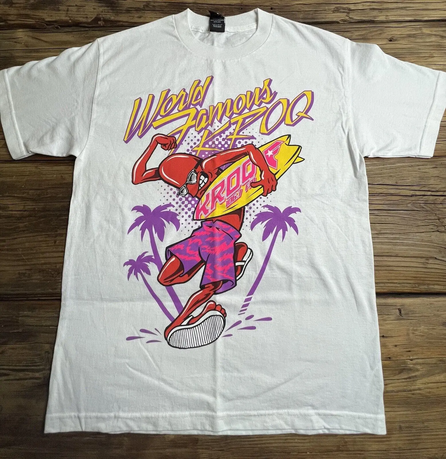 Úîô È2014 Weenie Roast World Famous Kroq 106 7 Fm Radio Promo T Shirt Medium