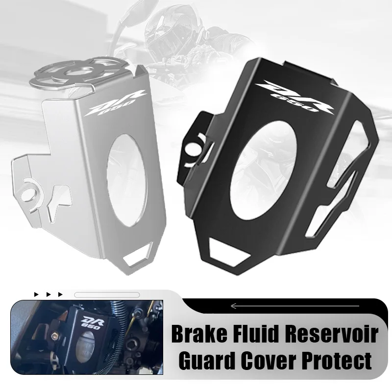 

Front and Rear Brake Fluid Reservoir Cap Guard For Suzuki DR650 DR650S DR650SE DR 650 S SE 1996-2023 2024 Motorcycle Accessories