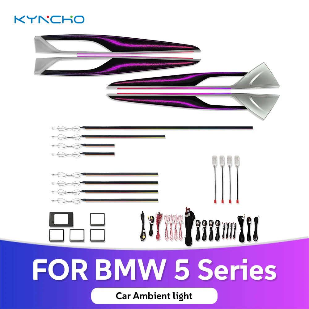 

For BMW 5 Series G30 G38 LED Car Ambient Light Interior Symphony Lighting Lamp Automotive Ambient Lighting with Colorful Feature
