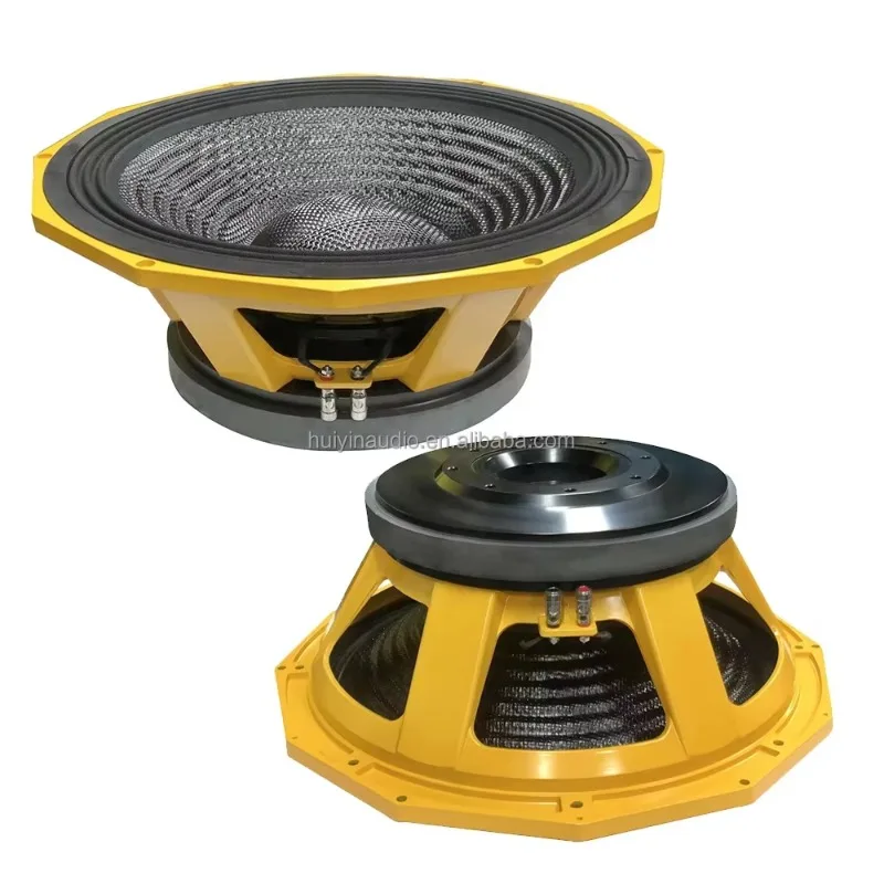 18 Inch Pa Speaker With 6 Inch Voice Coil Pro Bass Speaker Carbon Cone With Powered Speaker