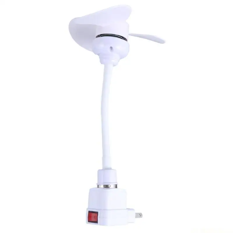 E56B E27 Screw-in Cooling Fan Angles Adjustable Fan 5.5inch 10W for Student Dormitory