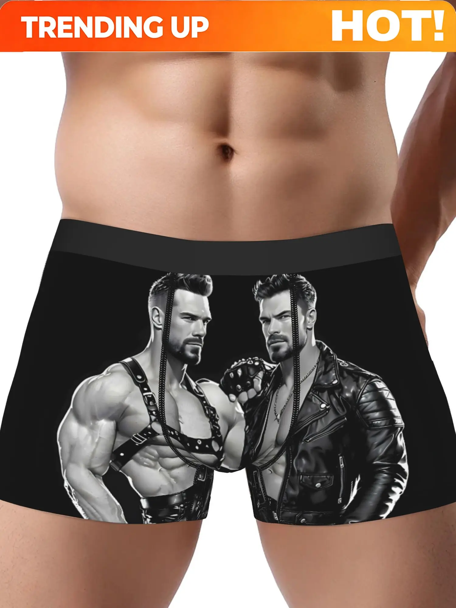 Boxer Briefs for Men with Printed Designs from Finland