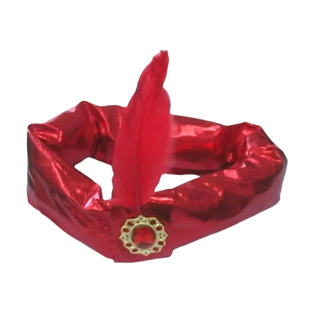 Sombreros de turbante indio Sultan, sombreros suaves para hombres, sombreros de reyes de Halloween para disfraces de graduación