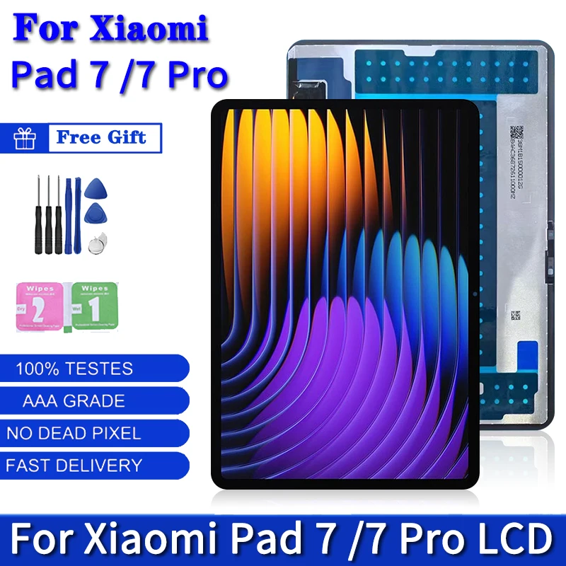 

Pop 11.2“ New For Xiaomi Pad 7 LCD Display Screen Touch Panel Digitizer For Mi Pad 7 Pro Display Replacement Repair Parts