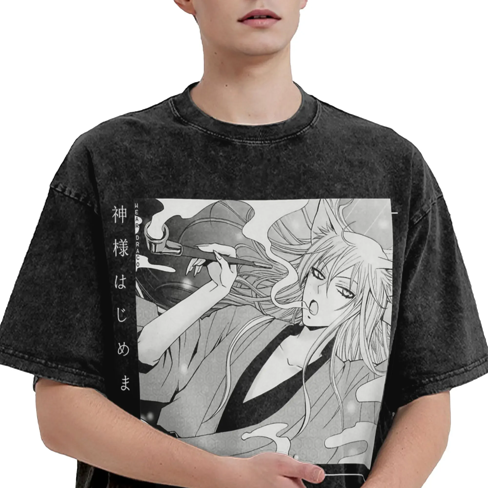 

Футболка с принтом Tomoe Kamisama Kiss в стиле хип-хоп, винтажная, в стиле Харадзюку, унисекс, 100% хлопок